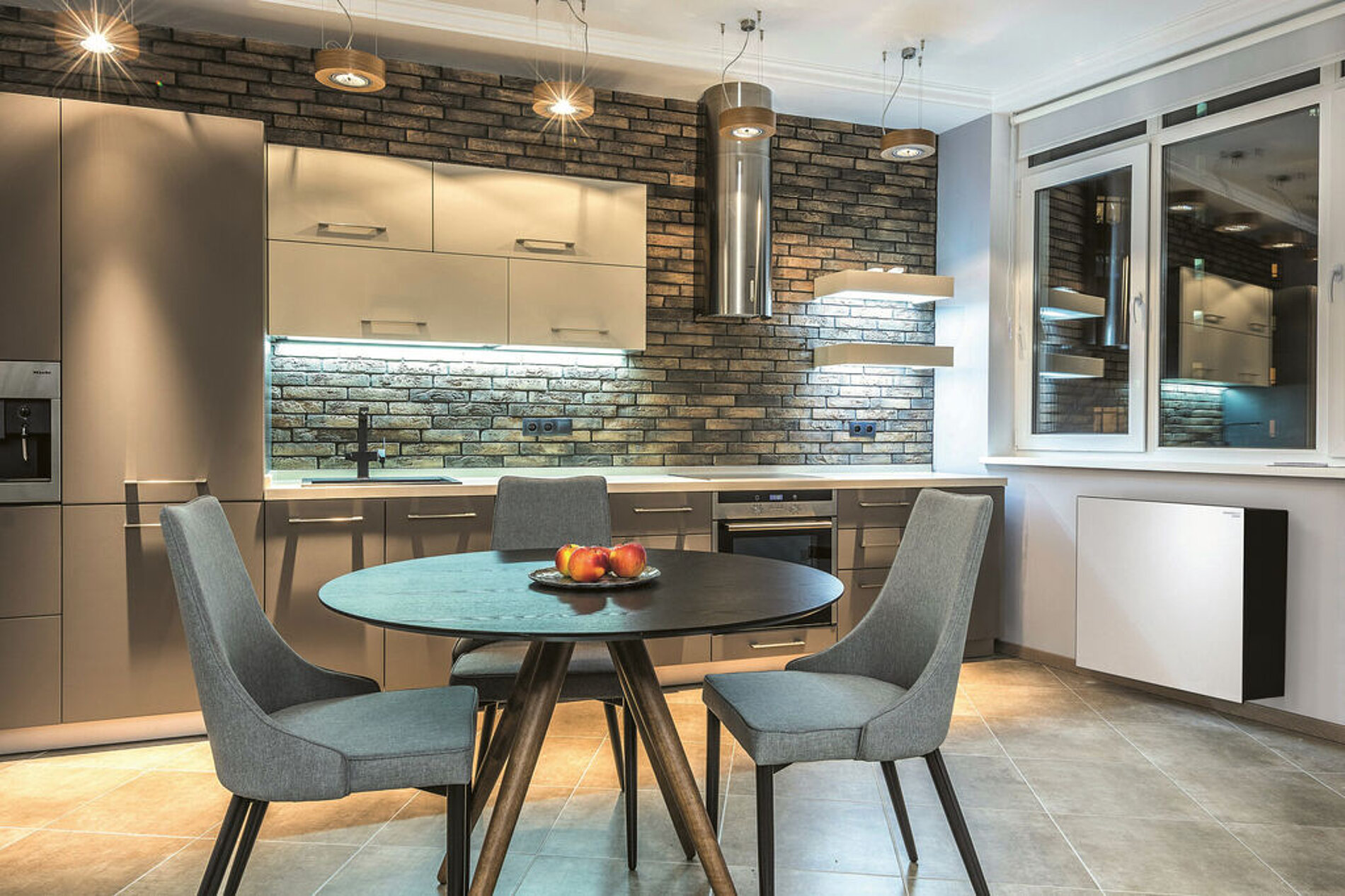 Valsir Ariosa DOT in a modern kitchen dining space